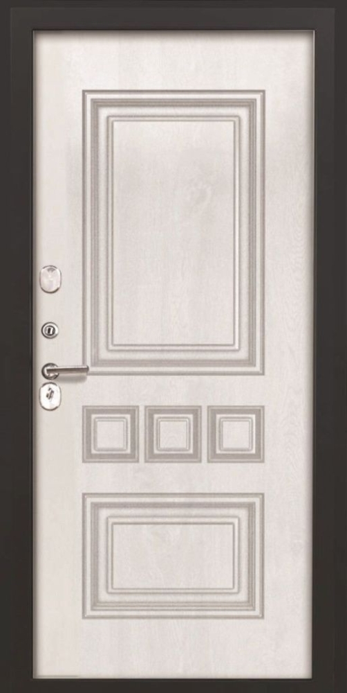 Входная дверь ДвериПРО Квадро фл-608 винорит white DPRO194065 внутренняя сторона